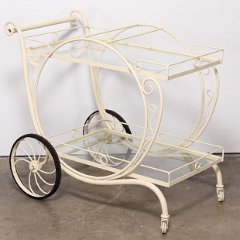 SOLD Salterini Cornicopia  Tea Cart