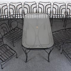 SOLD Woodard 12 Piece Patio Set