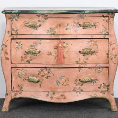 SOLD 9194R Hand Painted Italian Bombay Chest