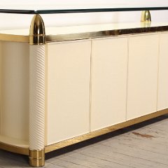 Weiman Brass Horn Credenza