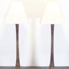 SOLD Stewart Ross James for Hansen Bronze Floor Lamps