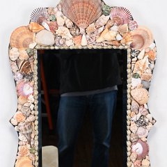 SOLD 9156 Seashell Mirror