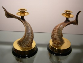 Rams Horn Candlesticks
