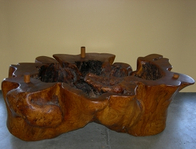 Tree Trunk Table