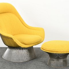 SOLD 8712 Warren Platner Knoll International Easy Chair