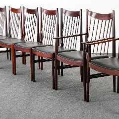 SOLD 8781 Arne Vodder for Sibast Rosewood Dining Chairs