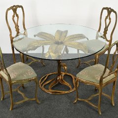 SOLD 8992 Arthur Court Dining Table and 4 Chairs