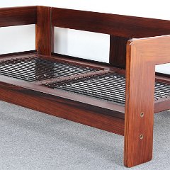 SOLD Tobia Scarpa Knoll Rosewood Bastiano Settee