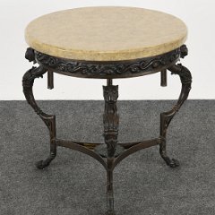 SOLD 9053 Kreiss Bronze Plant Side Table