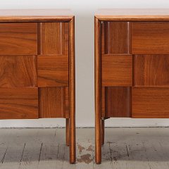 SOLD Edmund Spence Pair Night Stands