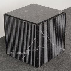 SOLD Marble Black End Table