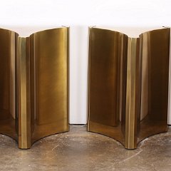 SOLD Mastercraft Brass Pedestals