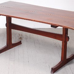 SOLD Richard Kagan Walnut Dining Table