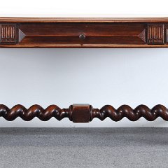 SOLD Walnut Barley Twist French Desk
